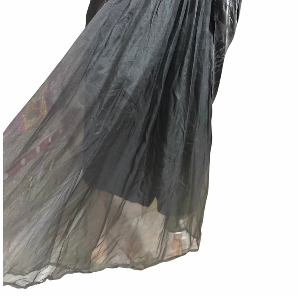 Strapless Black Ruched Cocktail Dress - Picture 8 of 16